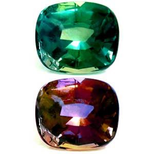 Cushion Green Alexandrite 0.11ct loose gemstone