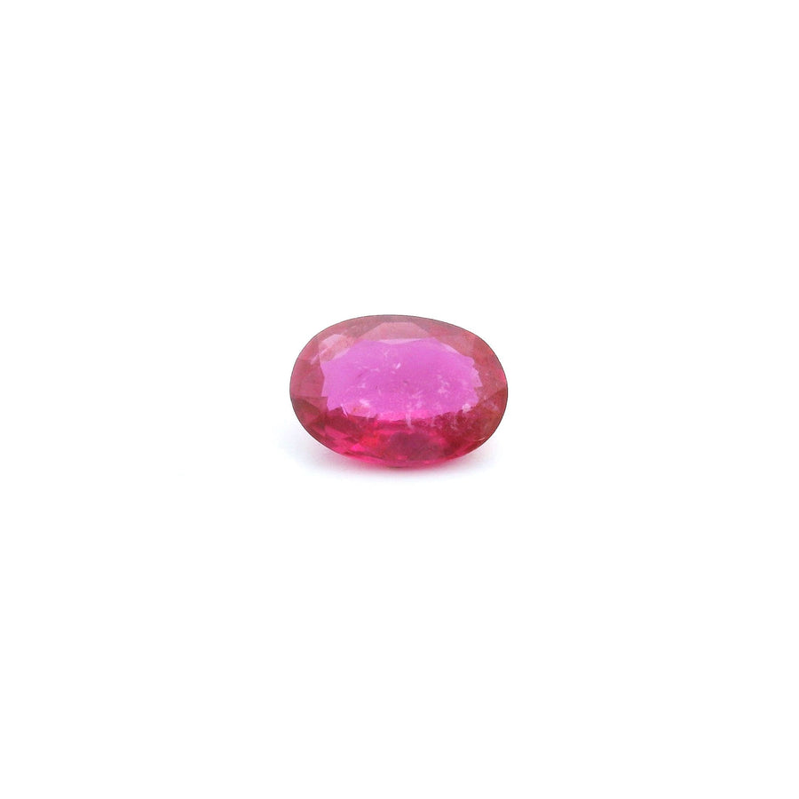Oval Red Ruby 0.75ct loose gemstone