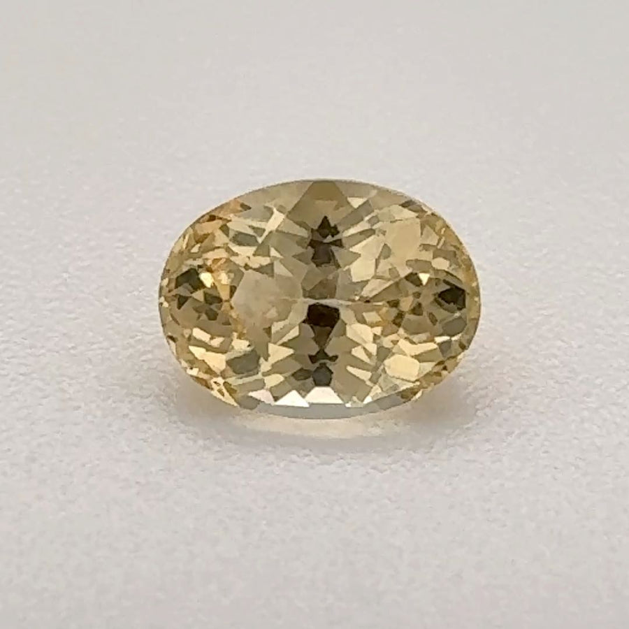 Oval Yellow Topaz 0.66ct loose gemstone