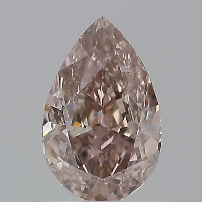 Pear Fancy Brown Pink Natural Diamond 1.01ct SI2 loose diamond