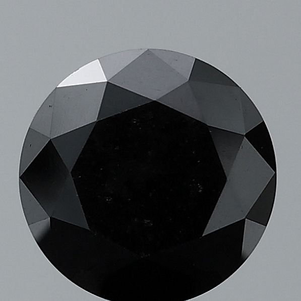 Round Fancy Black Natural Diamond 0.29ct VVS2 loose diamond