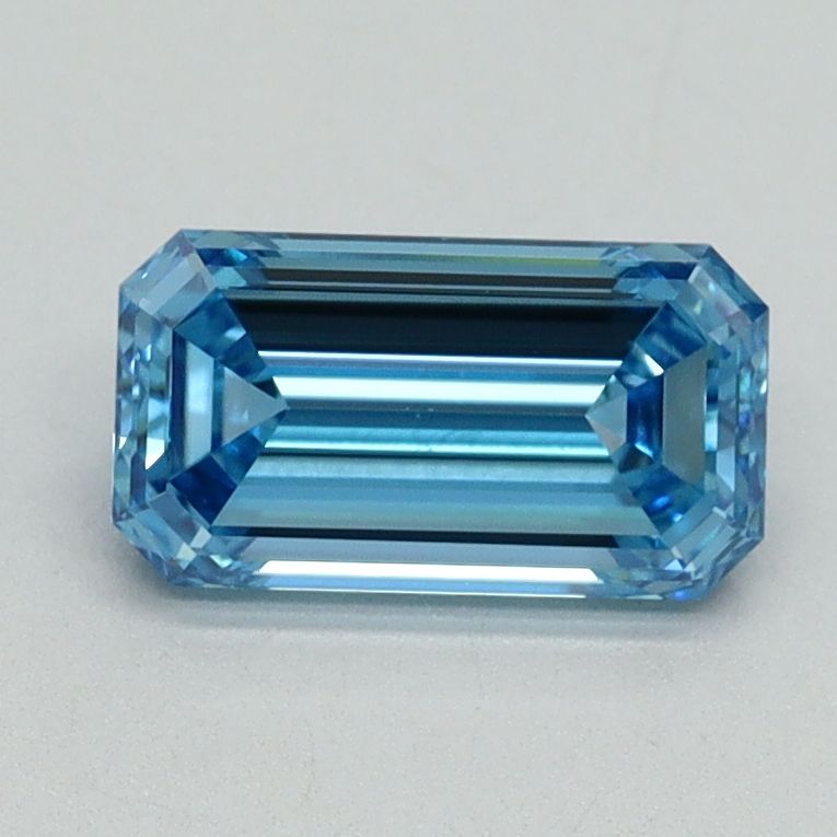 Emerald Fancy Vivid Blue Lab-grown Diamond 1.02ct VVS2 loose diamond
