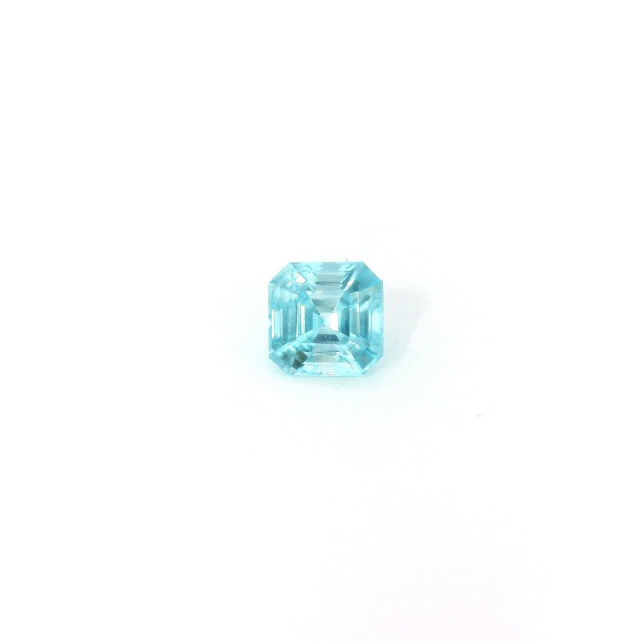 Octagonal Blue Zircon 0.71ct loose gemstone