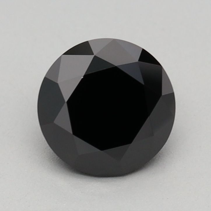 Round Fancy Black Lab-grown Diamond 0.7ct loose diamond