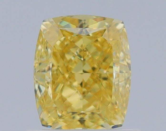 Cushion Fancy Intense Yellow Natural Diamond 1.01ct VS1 loose diamond