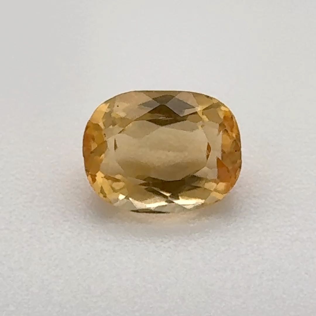 Oval Orange Topaz 1.06ct loose gemstone