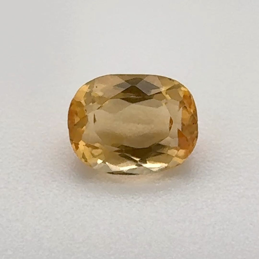 Oval Orange Topaz 1.06ct loose gemstone