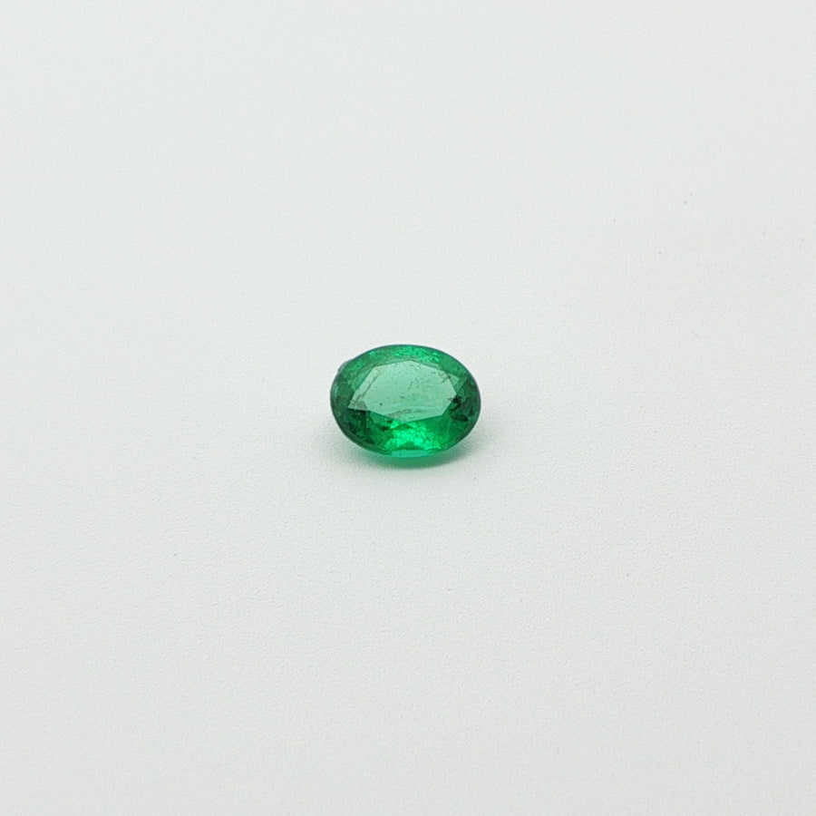 Oval Green Emerald 0.54ct loose gemstone