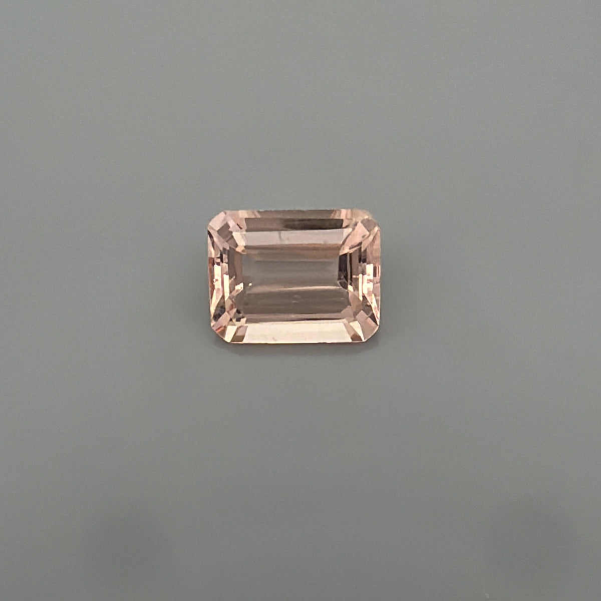 Octagonal Pink Morganite 2.69ct loose gemstone