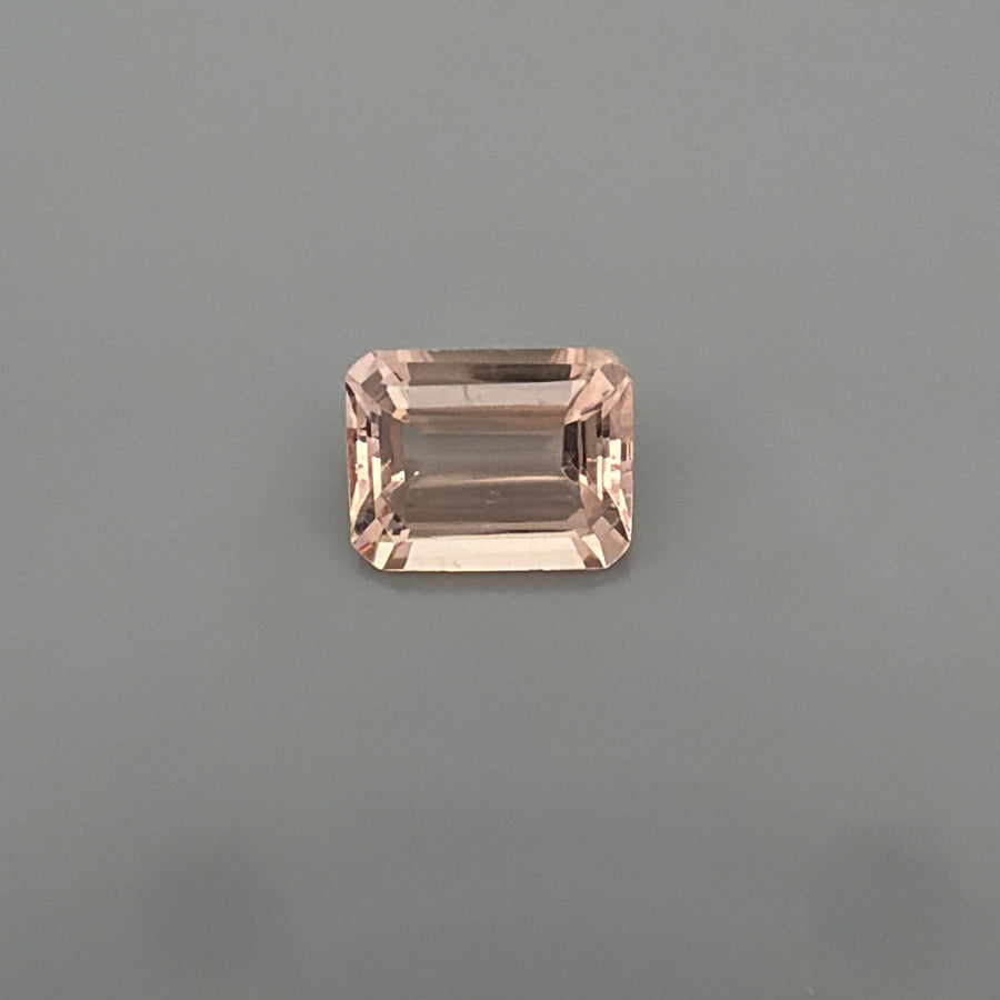 Octagonal Pink Morganite 2.69ct loose gemstone