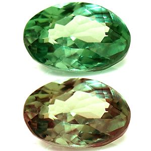 Oval Green Alexandrite 0.56ct loose gemstone