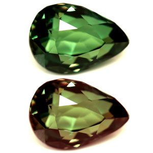 Pear Green Alexandrite 0.5ct loose gemstone