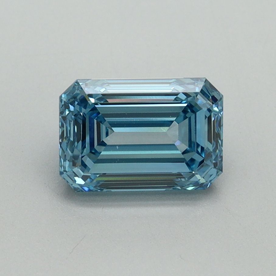 Emerald Fancy Vivid Blue Lab-grown Diamond 1.29ct VVS2 loose diamond