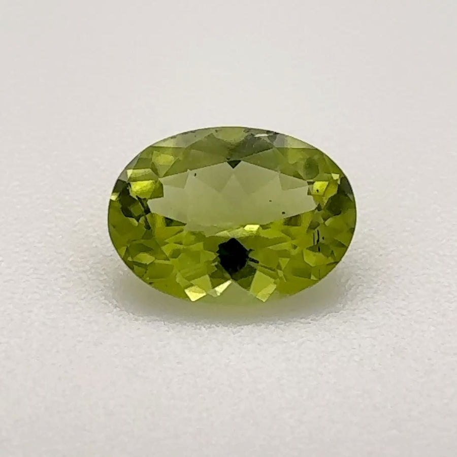 Oval Green Peridot 0.725ct loose gemstone