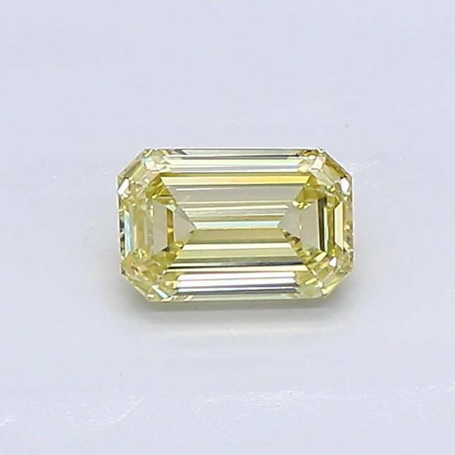 Emerald Fancy Vivid Yellow Lab-grown Diamond 0.45ct VVS2 loose diamond