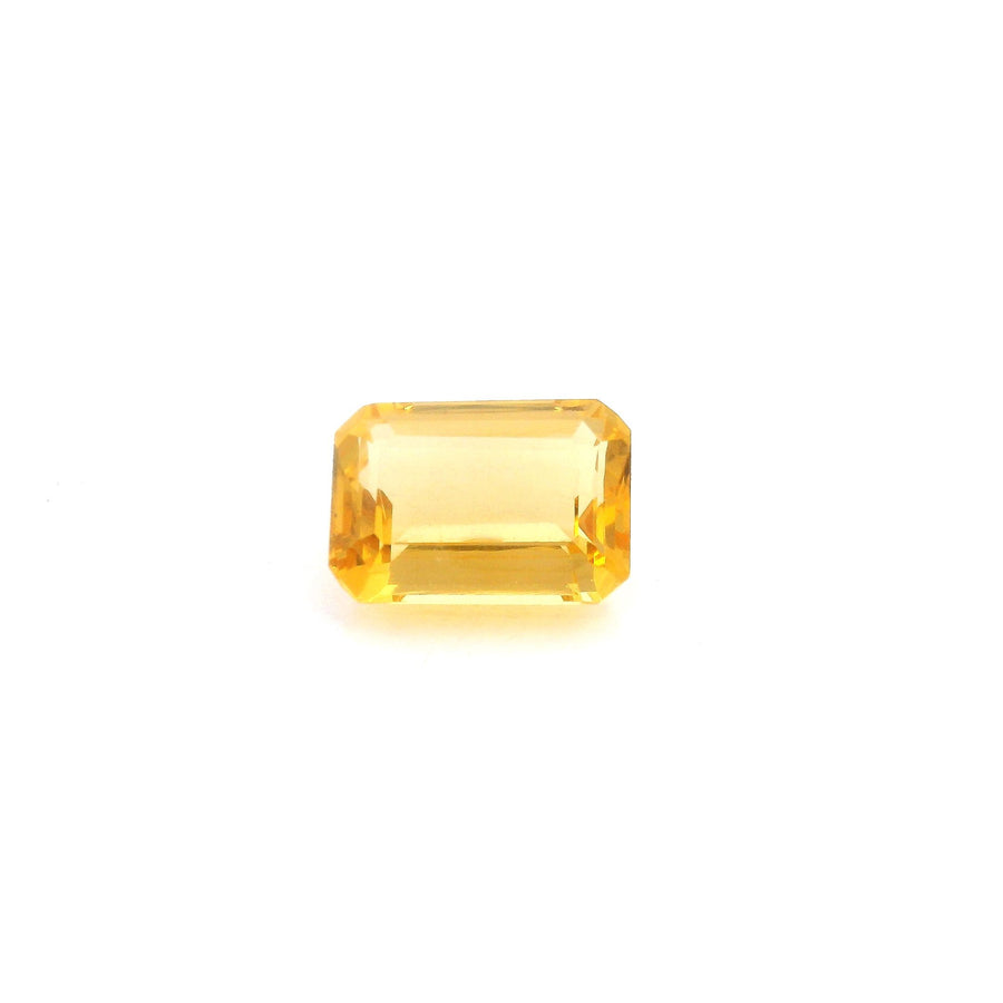 Octagonal Yellow Heliodor 4.56ct loose gemstone