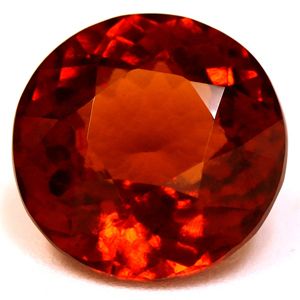 Round Orange Garnet 4.27ct loose gemstone