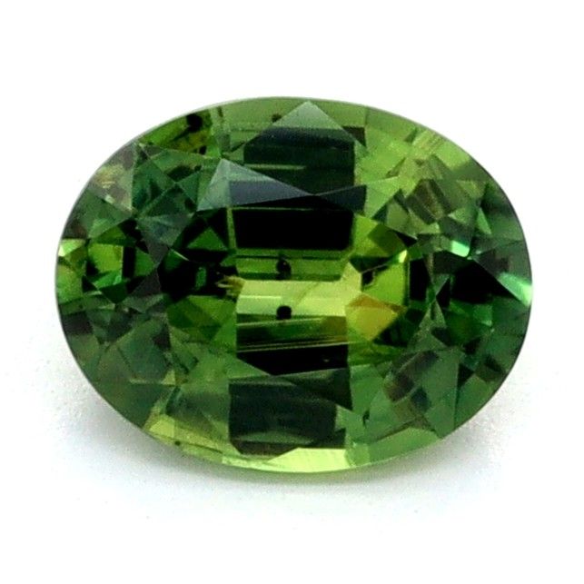 Oval Green Sapphire 0.49ct loose gemstone