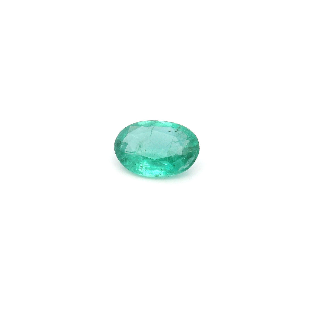 Oval Green Emerald 0.51ct loose gemstone
