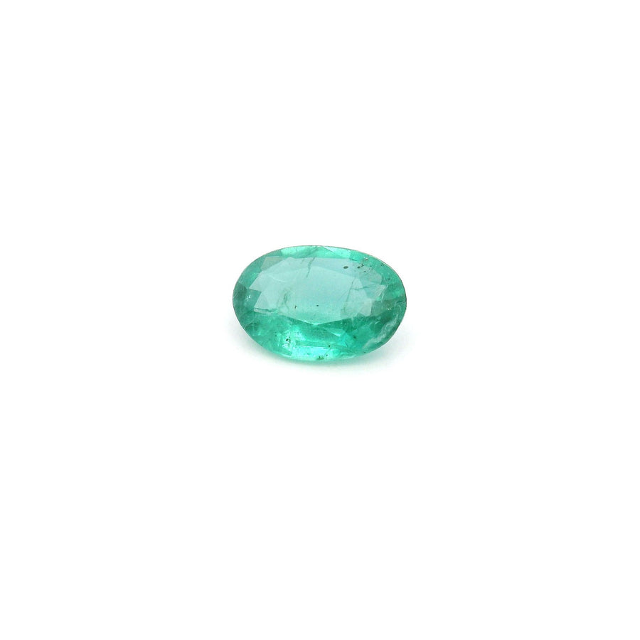 Oval Green Emerald 0.51ct loose gemstone