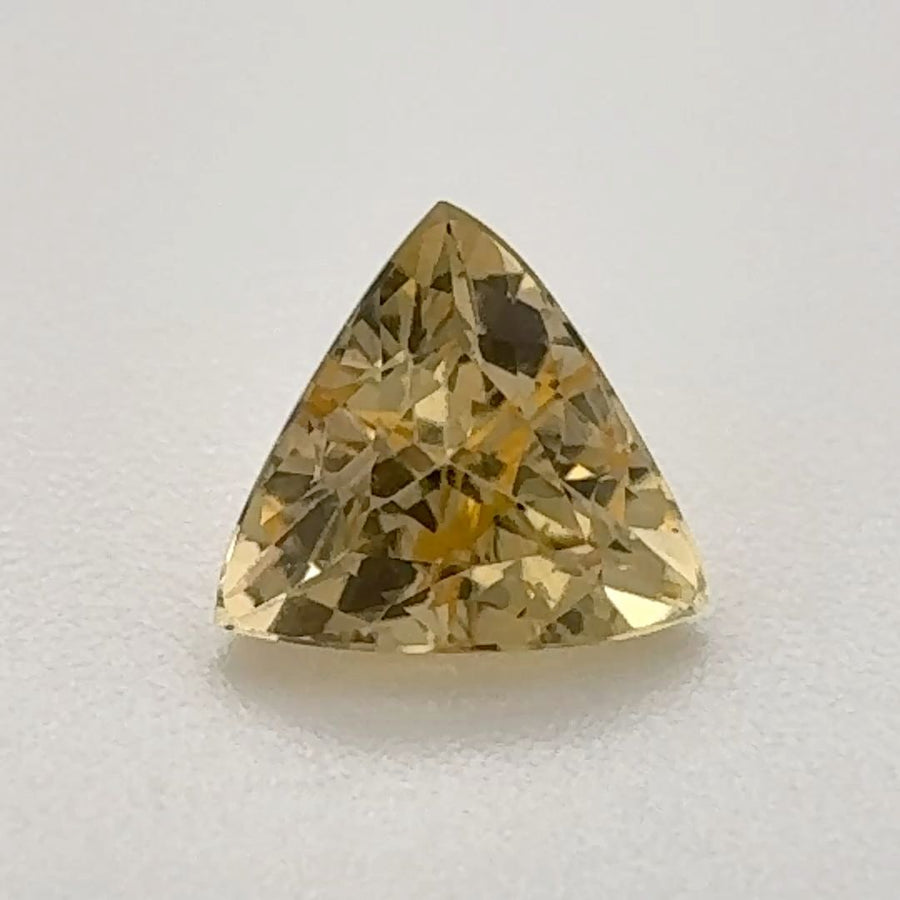Trilliant Yellow Topaz 0.94ct loose gemstone