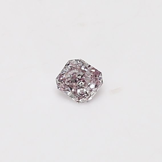 Radiant Fancy Light Pink Natural Diamond 0.1ct loose diamond