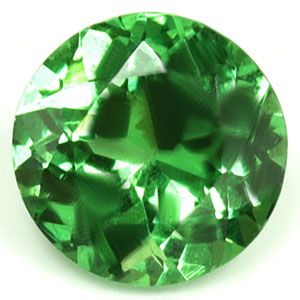 Round Green Garnet 0.88ct loose gemstone