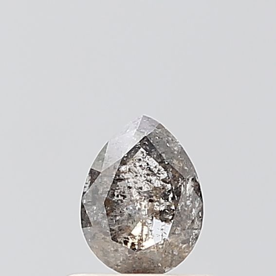 Pear Salt And Pepper Natural Diamond 0.51ct VVS2 loose diamond