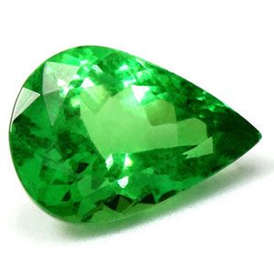 Pear Green Garnet 1.2ct loose gemstone