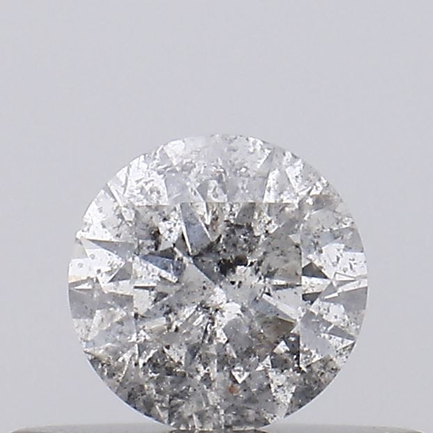 Round Salt And Pepper Natural Diamond 0.28ct I3 loose diamond