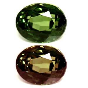 Oval Green Alexandrite 0.65ct loose gemstone