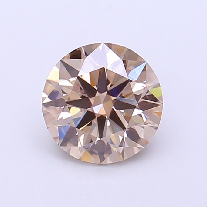 Round Fancy Light Brown Lab-grown Diamond 1.28ct VVS2 loose diamond