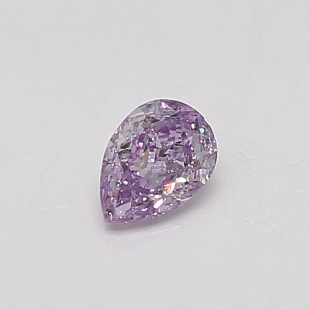 Pear Pinkish Purple Natural Diamond 0.29ct SI1 loose diamond