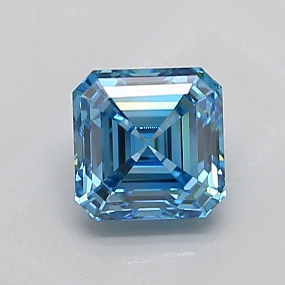 Asscher Fancy Vivid Blue Lab-grown Diamond 1.3ct VVS2 loose diamond