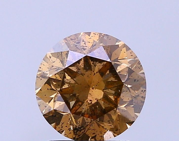 Round Fancy Dark Brown Natural Diamond 2.15ct SI2 loose diamond