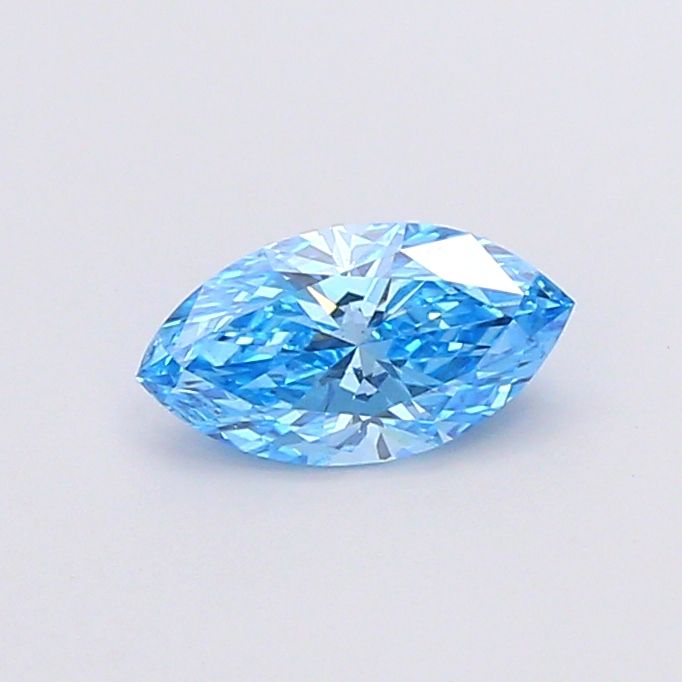 Marquise Fancy Vivid Blue Lab-grown Diamond 1.02ct VS2 loose diamond
