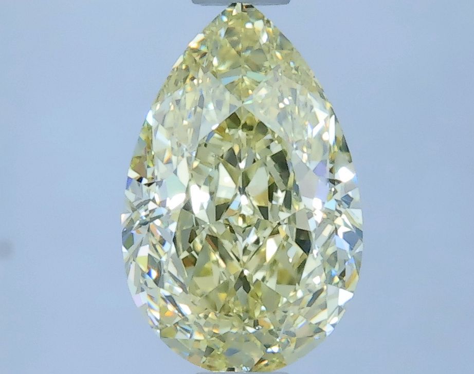 Pear Fancy Light Yellow Natural Diamond 1.04ct VS2 loose diamond