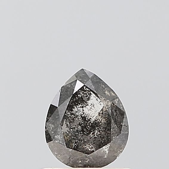 Pear Salt And Pepper Natural Diamond 0.67ct VS1 loose diamond