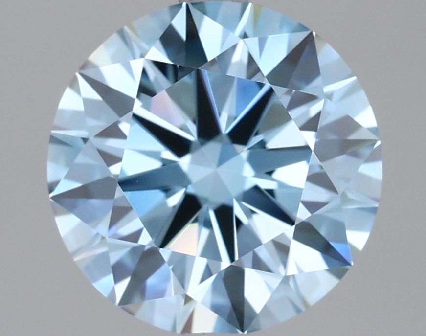 Round Fancy Vivid Blue Lab-grown Diamond 2.05ct VVS2 loose diamond