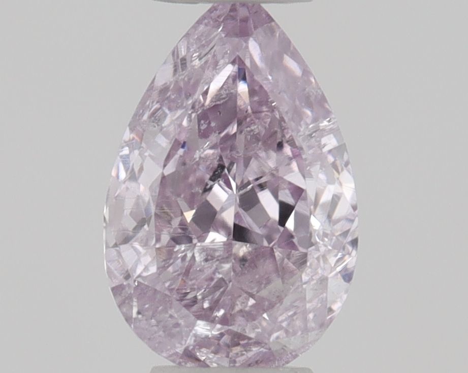 Pear Fancy Intense Pink Purple Natural Diamond 0.23ct I1 loose diamond