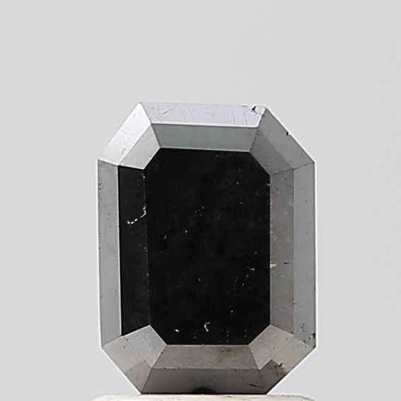 Emerald Black Natural Diamond 1.37ct VS1 loose diamond