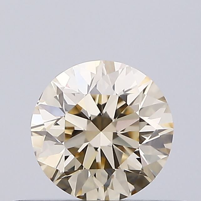 Round Fancy Light Brown Natural Diamond 0.3ct VS1 loose diamond