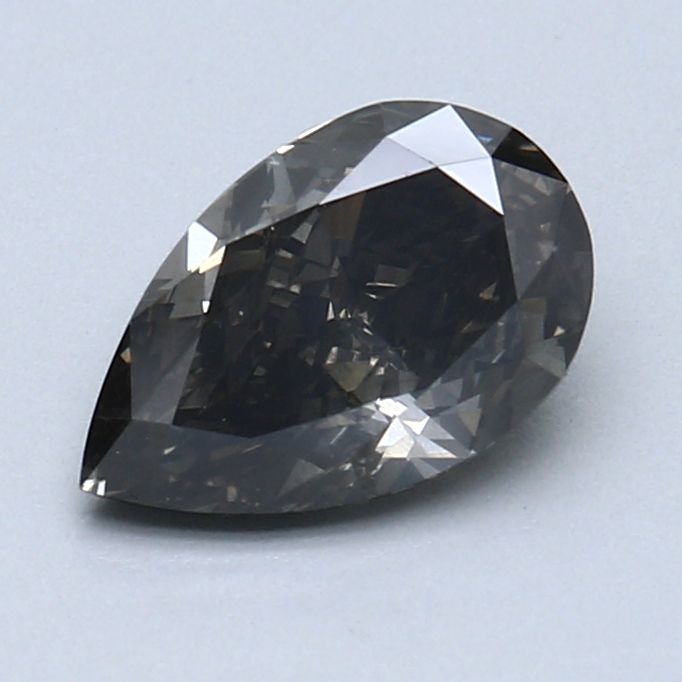 Pear Fancy Dark Gray Natural Diamond 1.31ct loose diamond