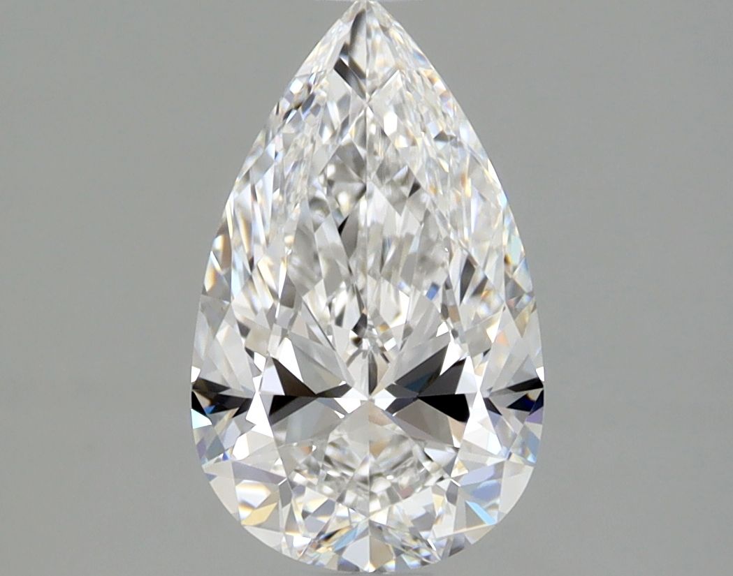 Pear Natural Diamond 1.20ct D IF