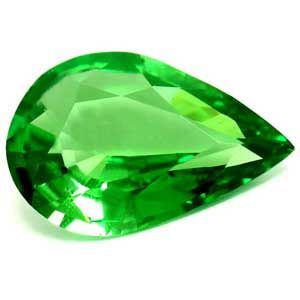 Pear Green Garnet 1.18ct loose gemstone