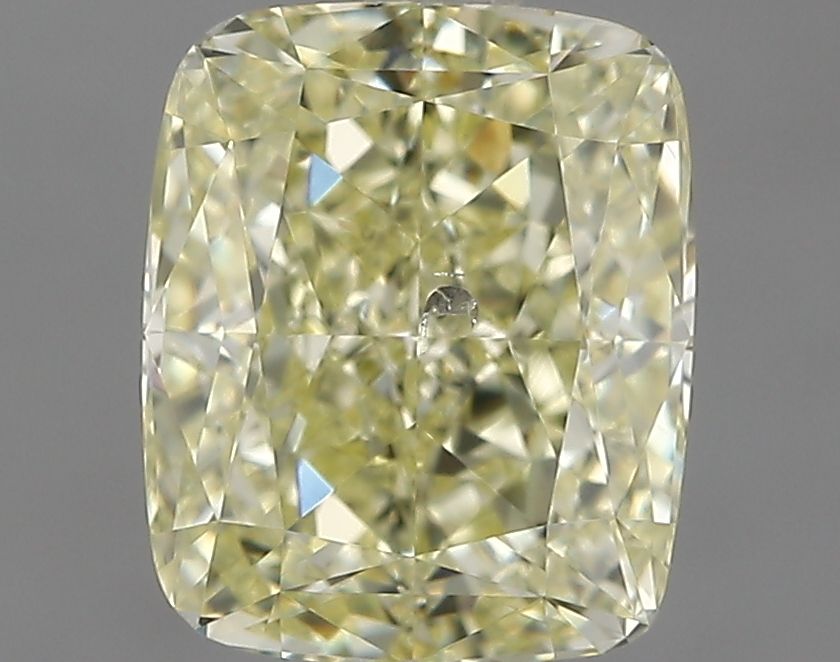 Cushion Fancy Yellow Natural Diamond 1.52ct SI2 loose diamond