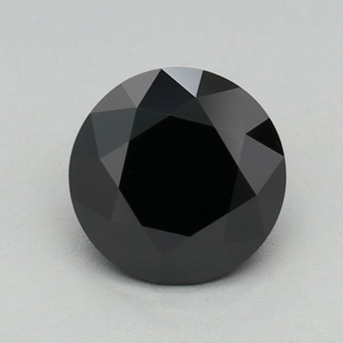 Round Fancy Black Lab-grown Diamond 0.56ct loose diamond