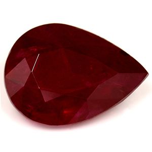 Pear Red Ruby 2.22ct loose gemstone