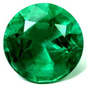 Round Green Emerald 4.85ct loose gemstone