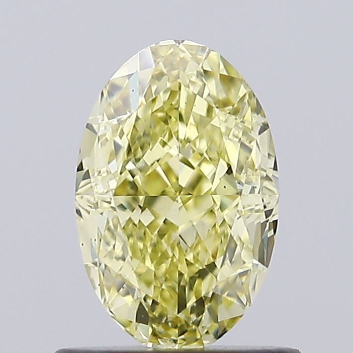 Oval Fancy Yellow Lab-grown Diamond 1.01ct VS2 loose diamond